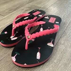 Kate Spade New York Malta Pink Rubber 
Flip Flop Sandals Sz 8 B